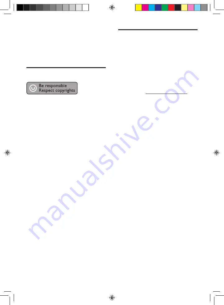 Philips BDP2305 User Manual Download Page 6