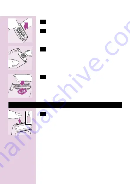 Philips beauty Ladyshave HP6302 Manual Download Page 58