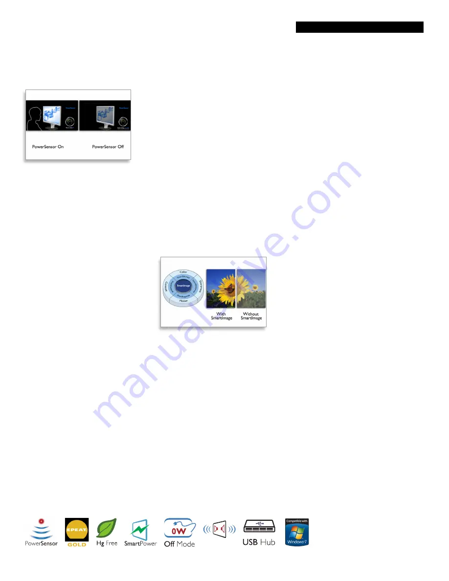 Philips Brilliance 225P2EB Specifications Download Page 2