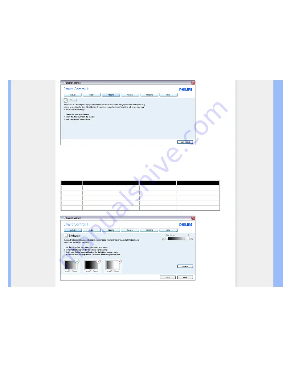 Philips Brilliance 240BW9CB User Manual Download Page 52