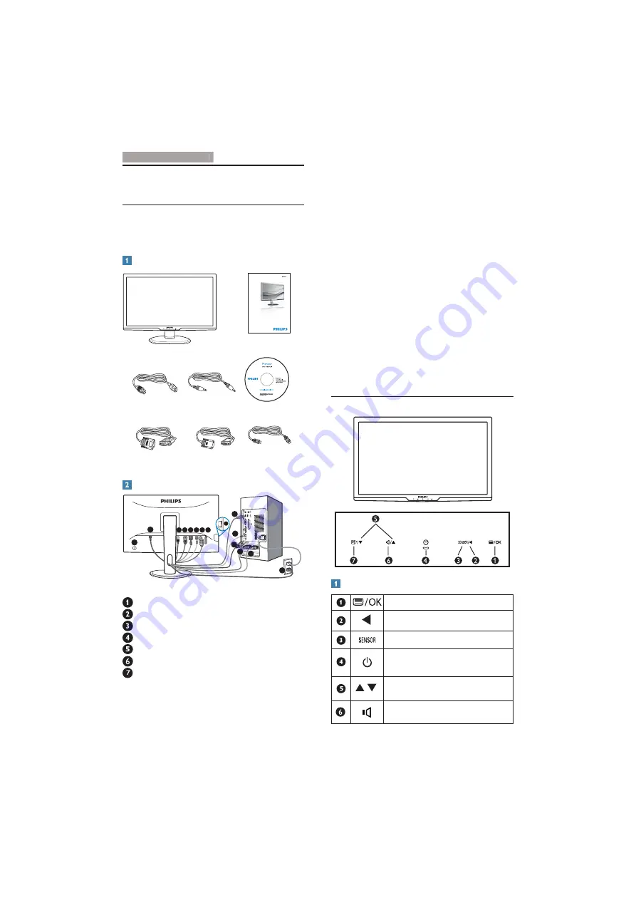 Philips Brilliance 273P3Q Скачать руководство пользователя страница 6