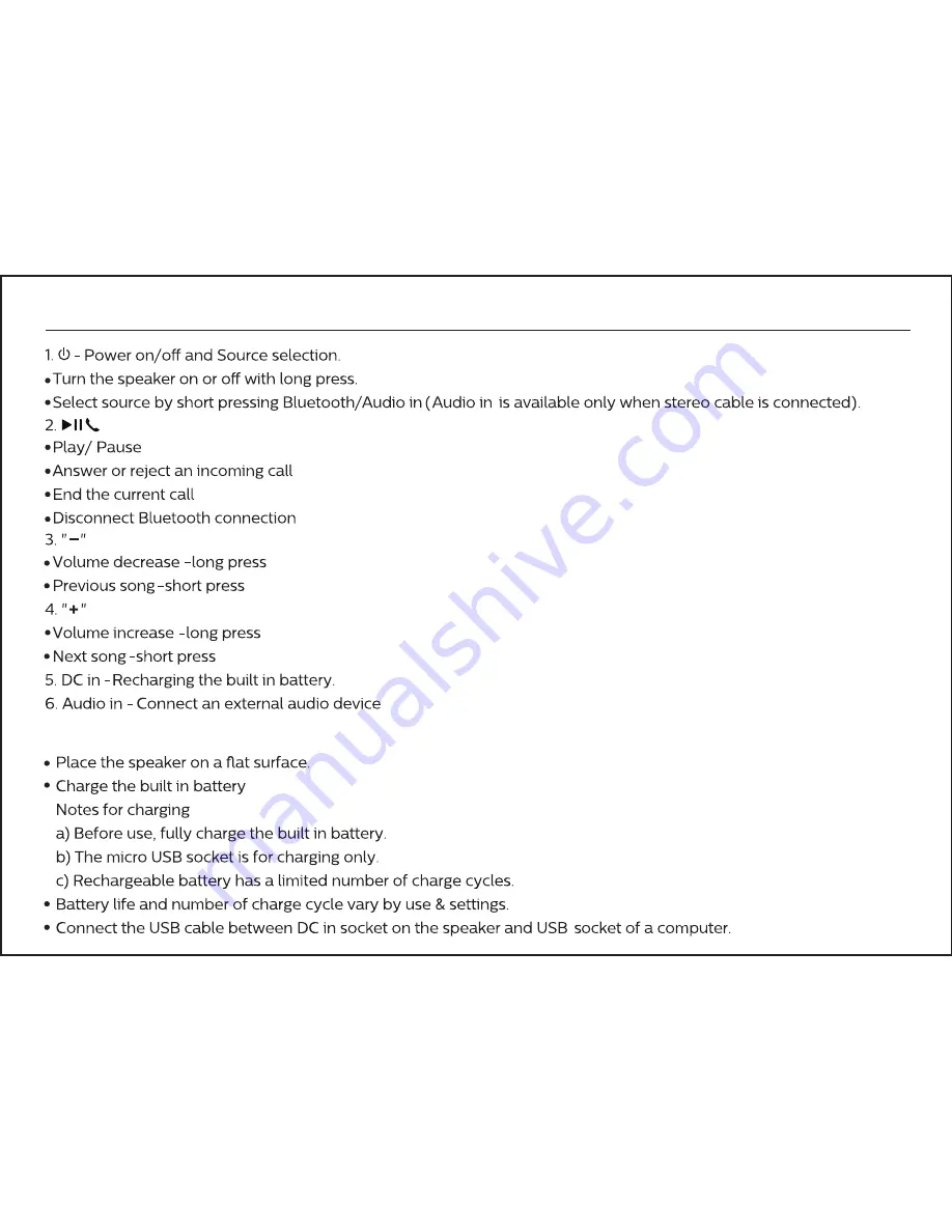 Philips BT112 User Manual Download Page 5