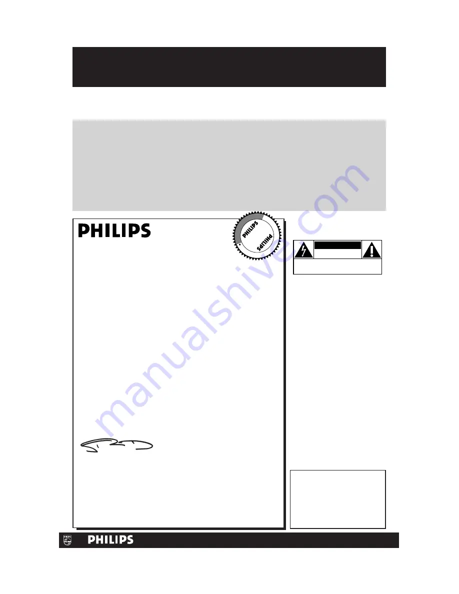 Philips CCB193AT Owner'S Manual Download Page 2