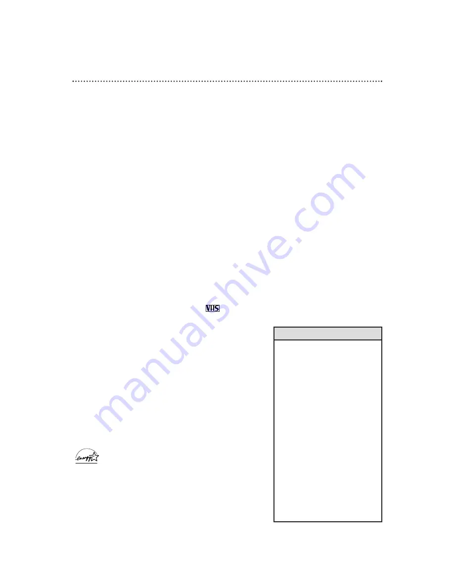 Philips CCB193AT Owner'S Manual Download Page 3