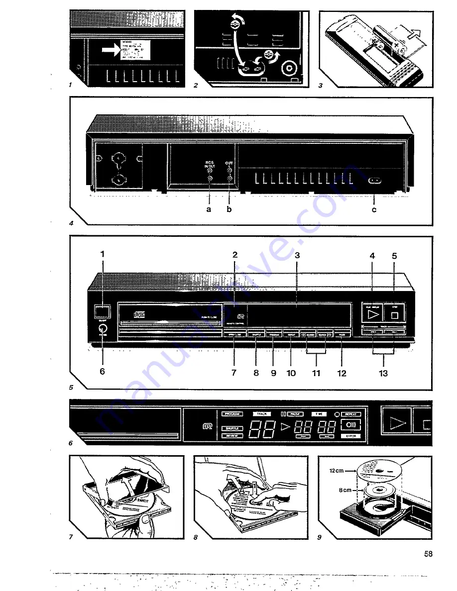 Philips CD 582 Скачать руководство пользователя страница 9