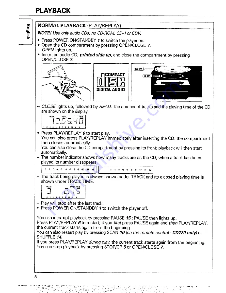 Philips CD 710 User Manual Download Page 8