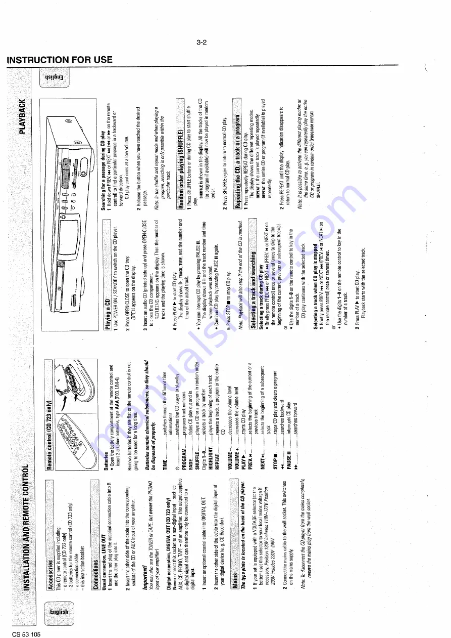 Philips CD 713 Service Manual Download Page 6