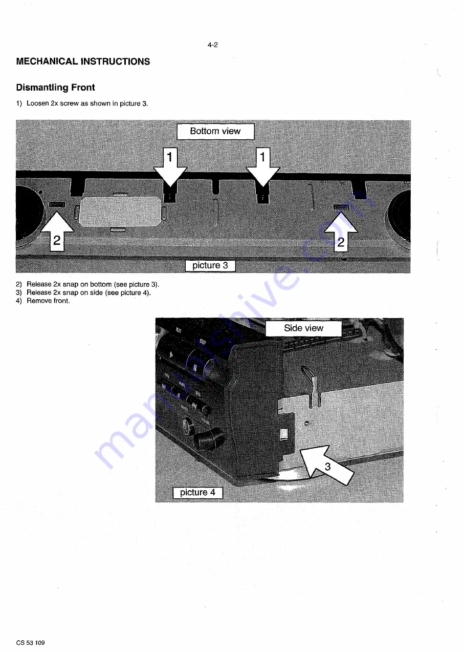 Philips CD 713 Service Manual Download Page 10