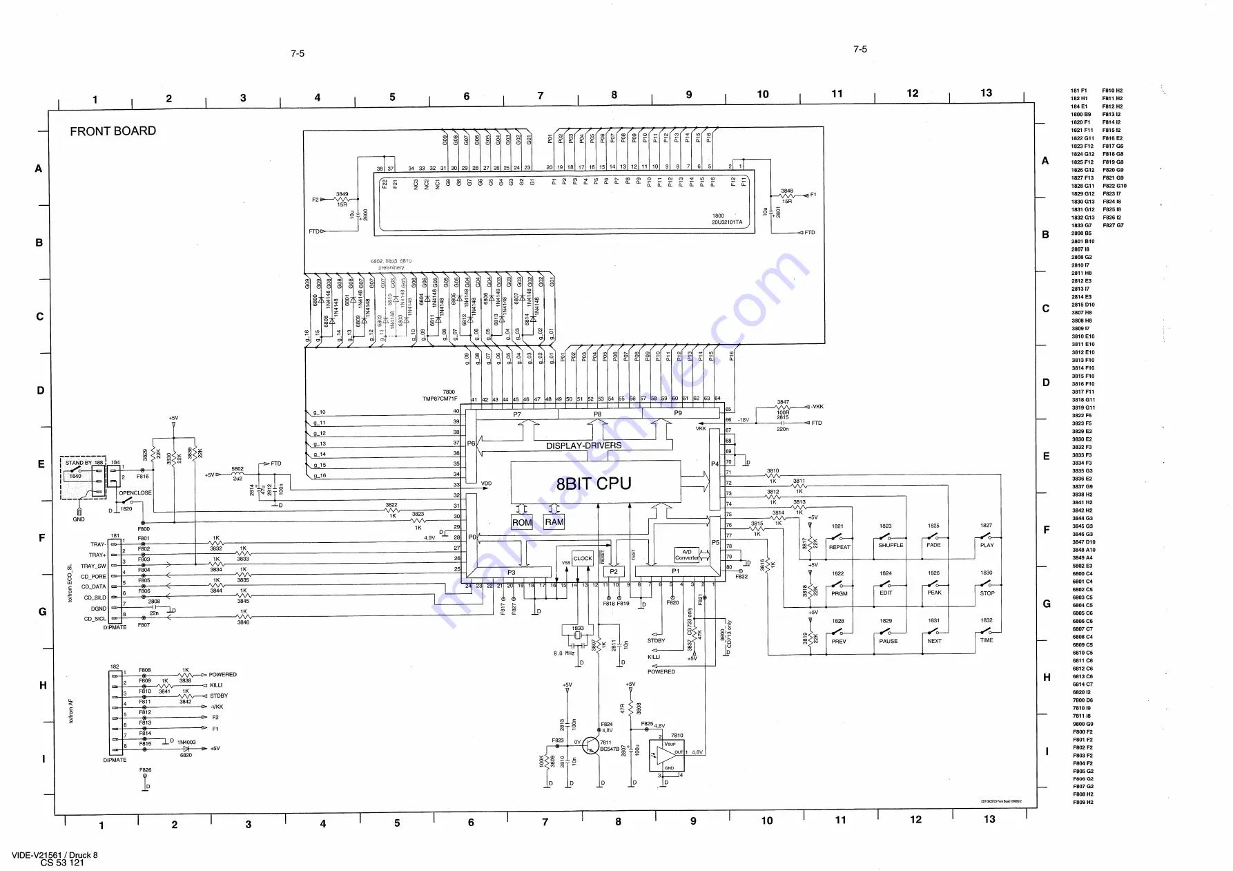 Philips CD 713 Service Manual Download Page 22