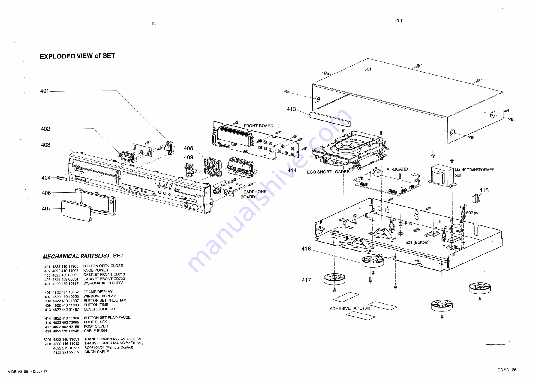 Philips CD 713 Service Manual Download Page 31