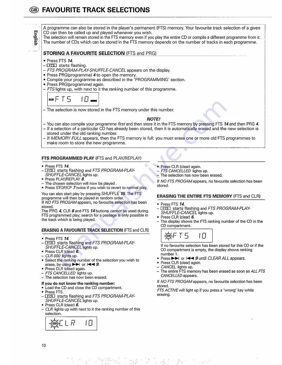 Philips CD 750 User Manual Download Page 10