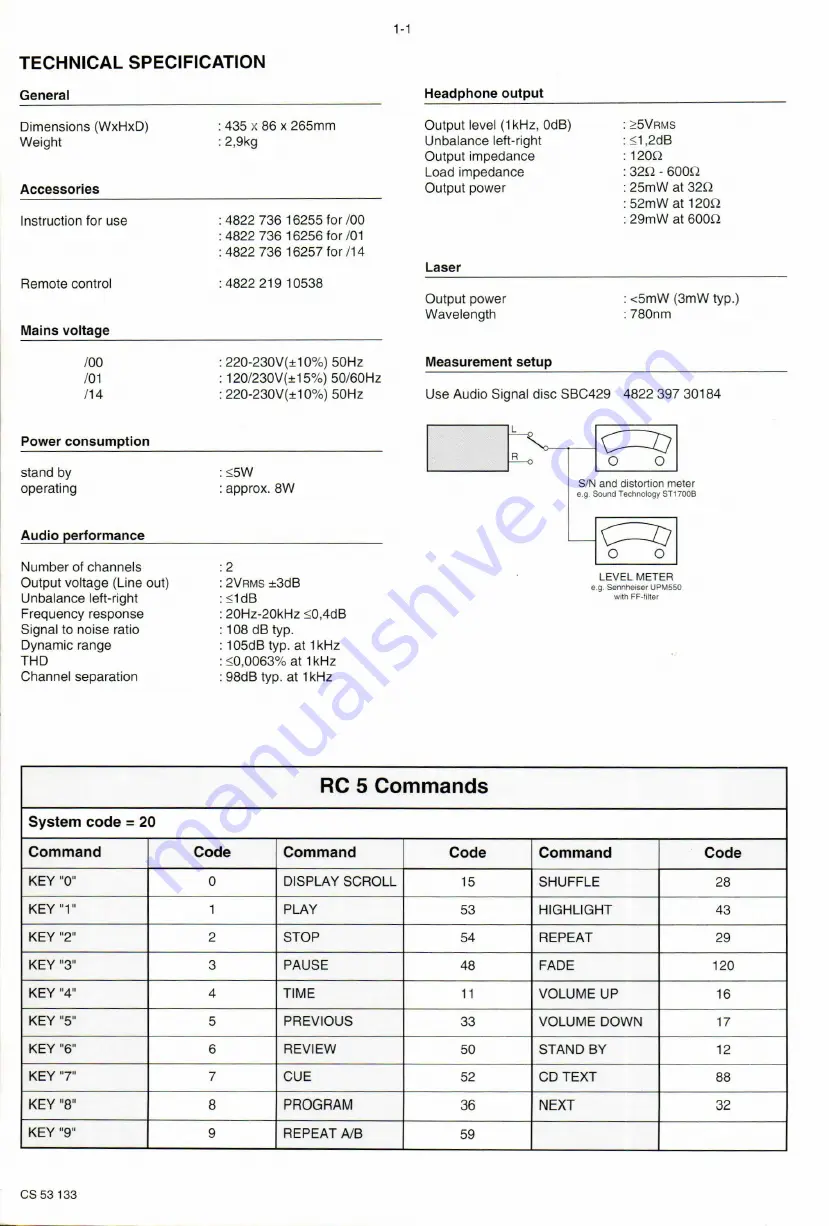 Philips CD 753 Скачать руководство пользователя страница 2