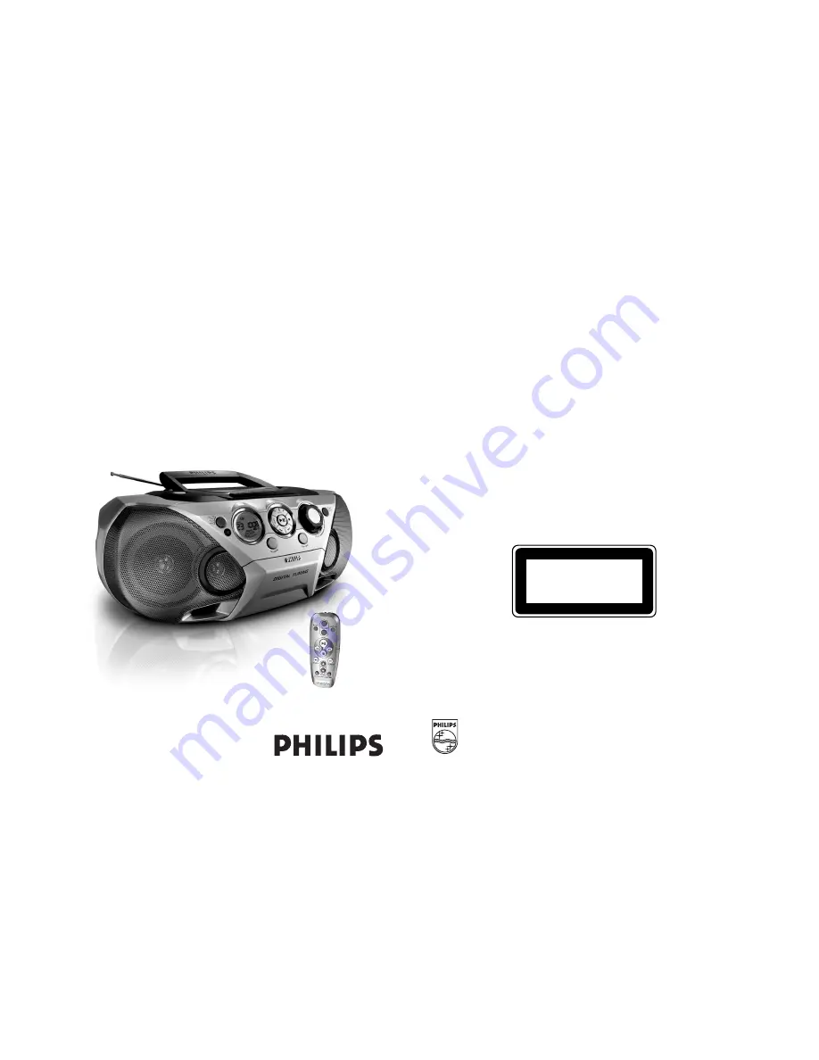 Philips CD SOUNDMACHINE AZ2060 User Manual Download Page 1