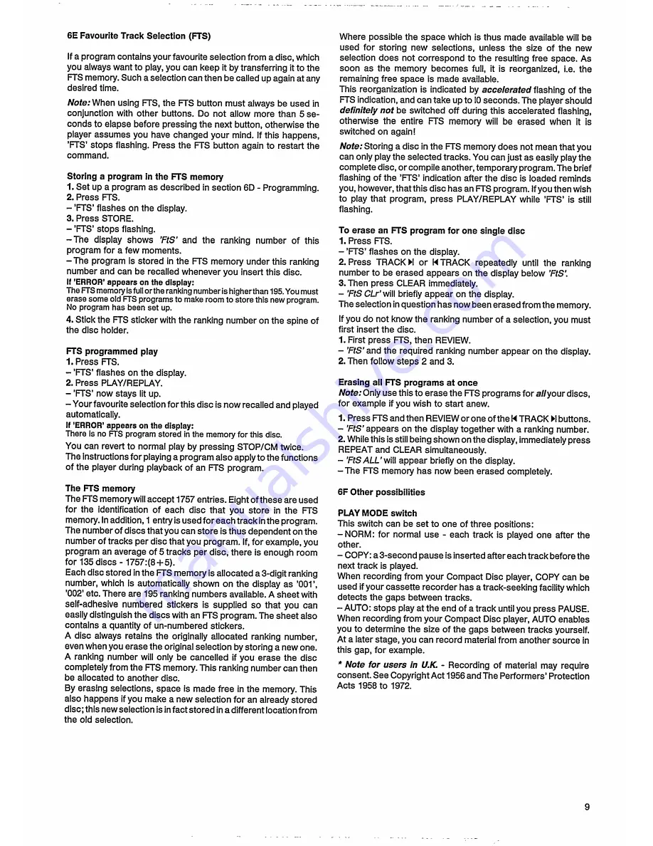 Philips CDD 882 User Manual Download Page 11