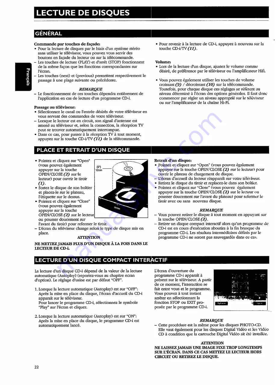 Philips CDI 210 User Manual Download Page 22