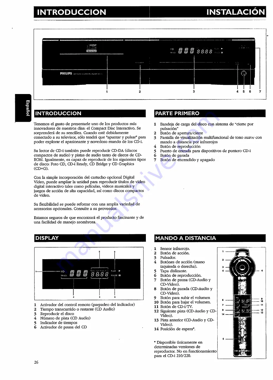 Philips CDI 210 User Manual Download Page 26