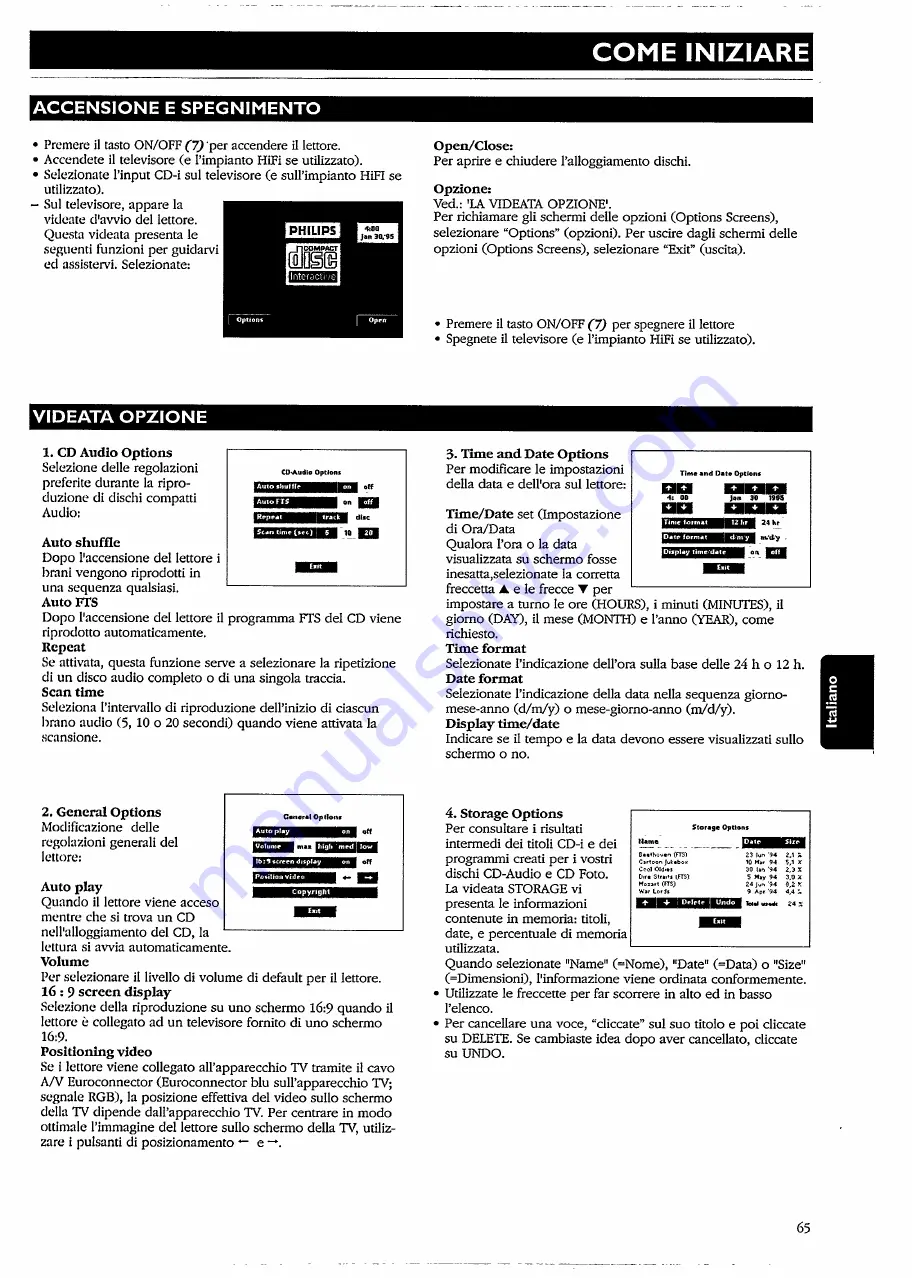 Philips CDI 210 User Manual Download Page 65