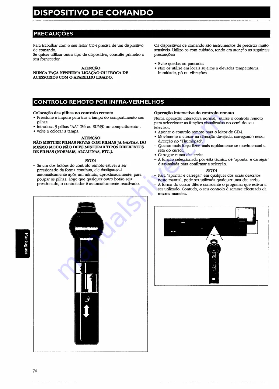 Philips CDI 210 User Manual Download Page 74