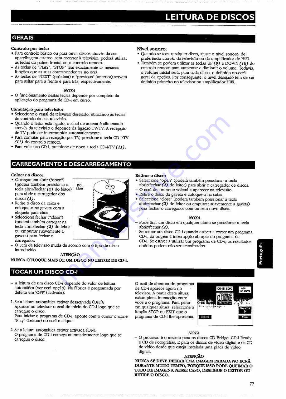 Philips CDI 210 User Manual Download Page 77