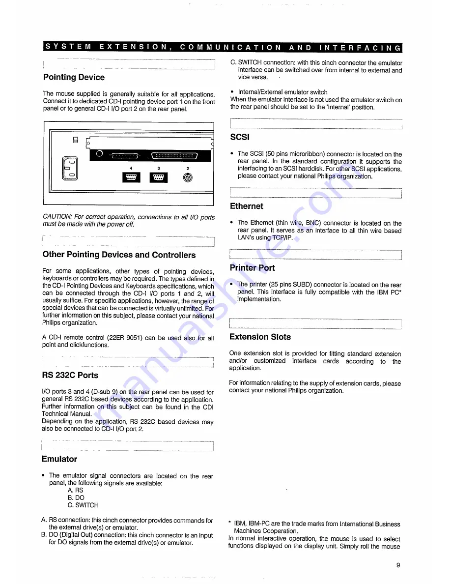 Philips CDI 605 User Manual Download Page 9