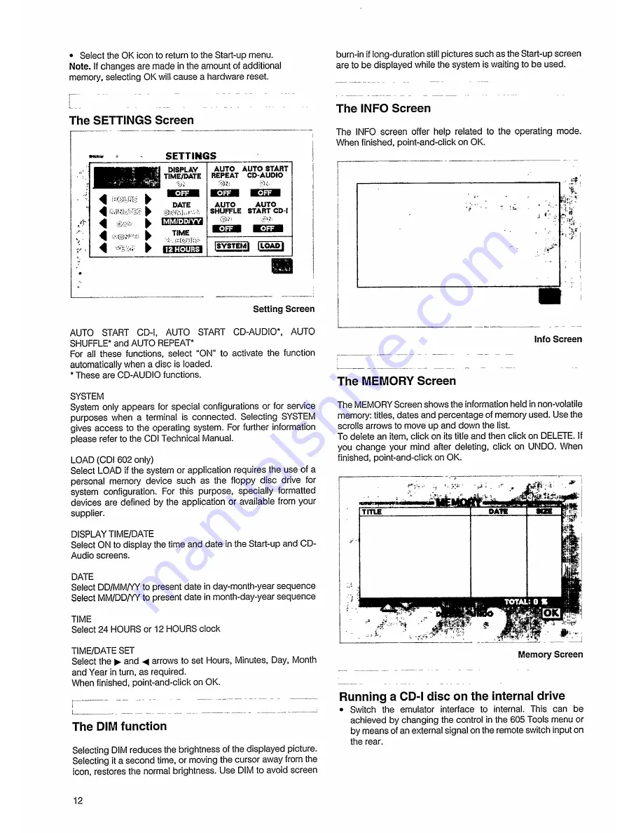 Philips CDI 605 User Manual Download Page 12