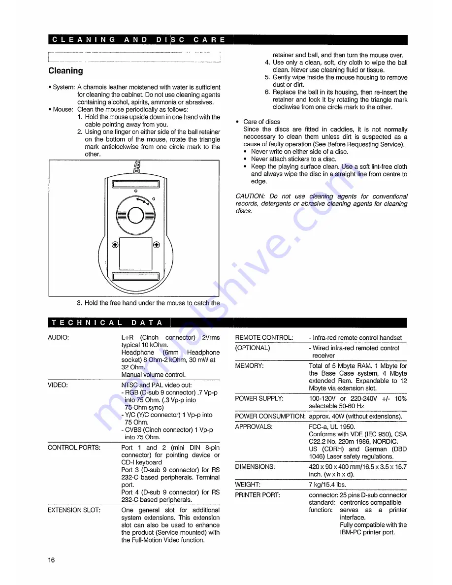 Philips CDI 605 User Manual Download Page 16