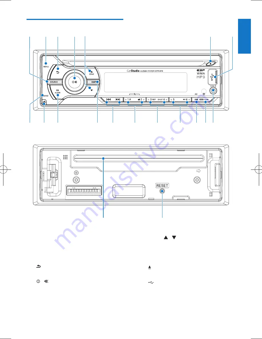 Philips CEM2090 User Manual Download Page 6