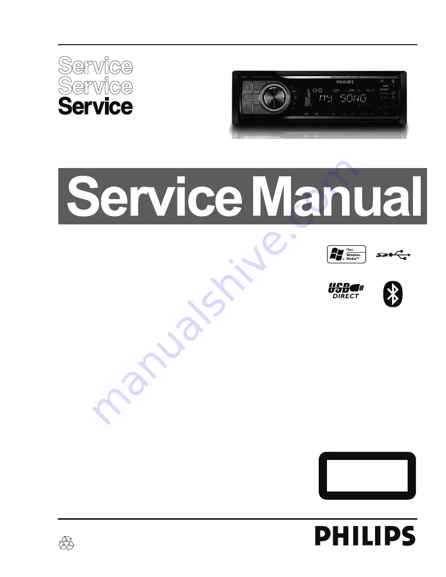 Philips CEM250/51 Service Manual Download Page 1