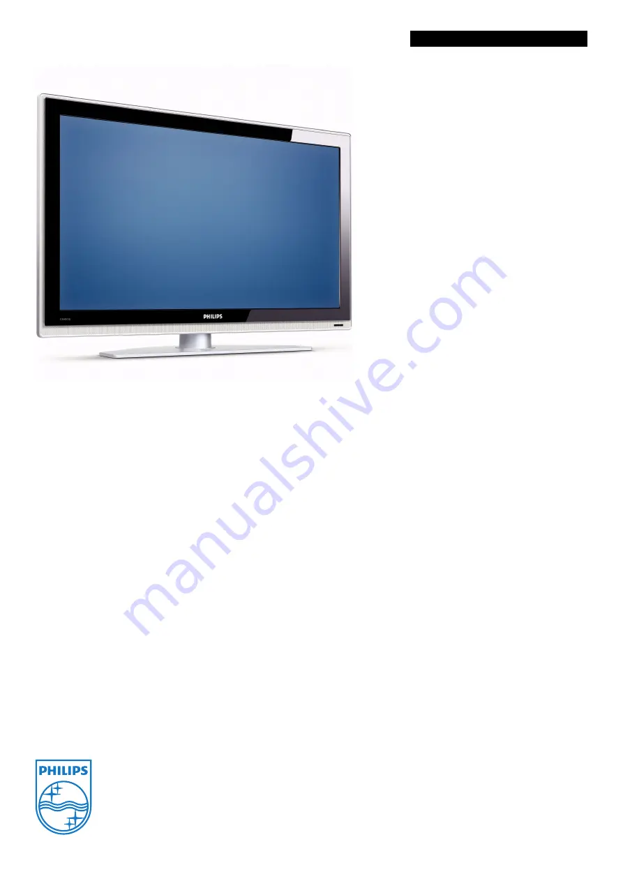 Philips Cineos 42PFL9742D Specifications Download Page 3