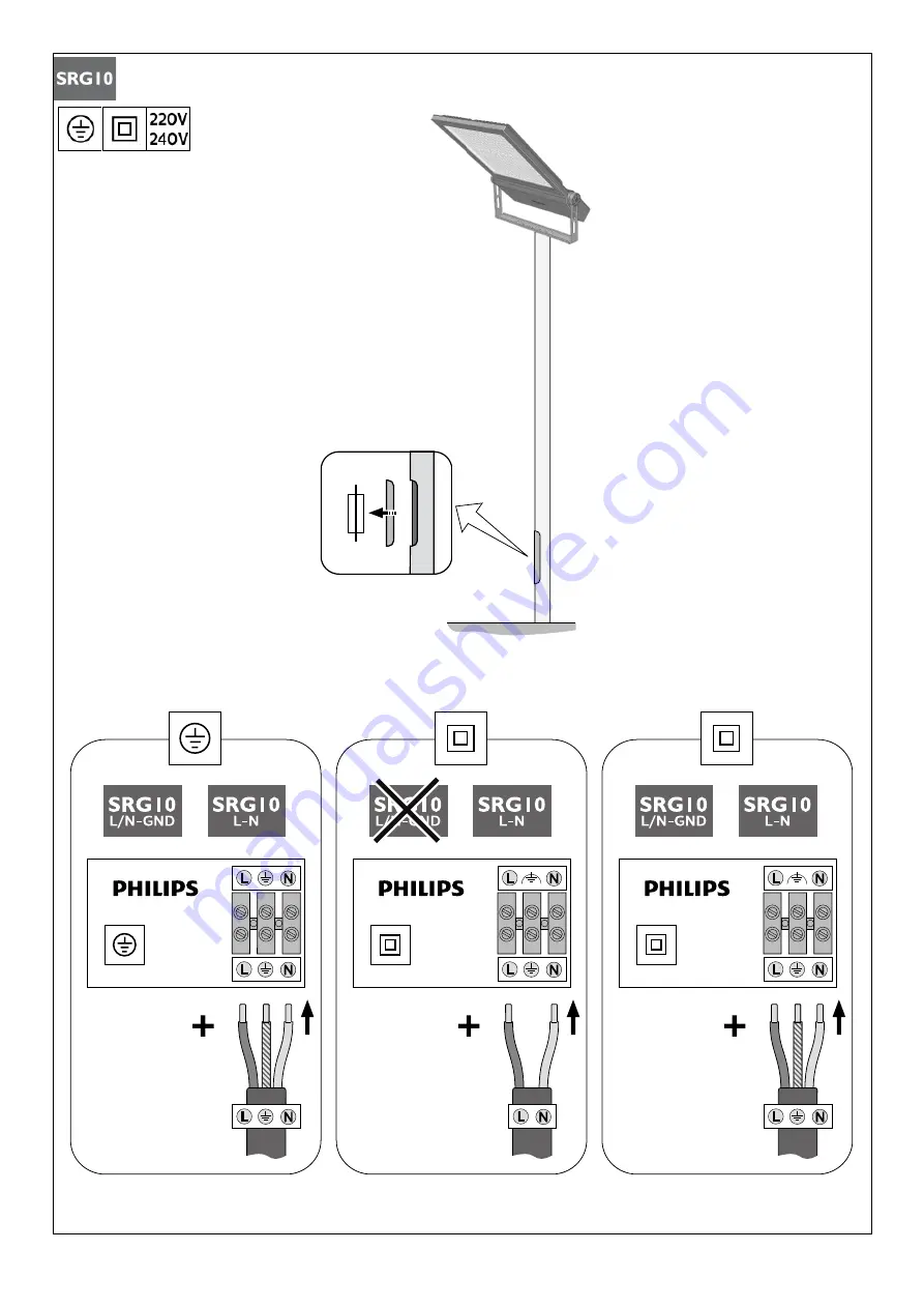 Philips Clearflood Large BVP651 Manual Download Page 10