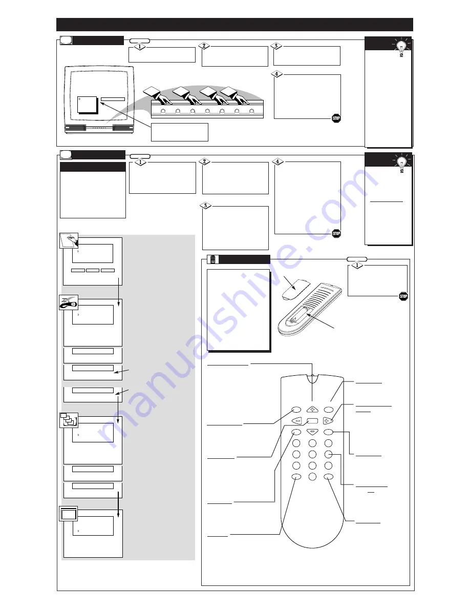 Philips COLOR TV 25 INCH TABLE TS2544C Скачать руководство пользователя страница 3