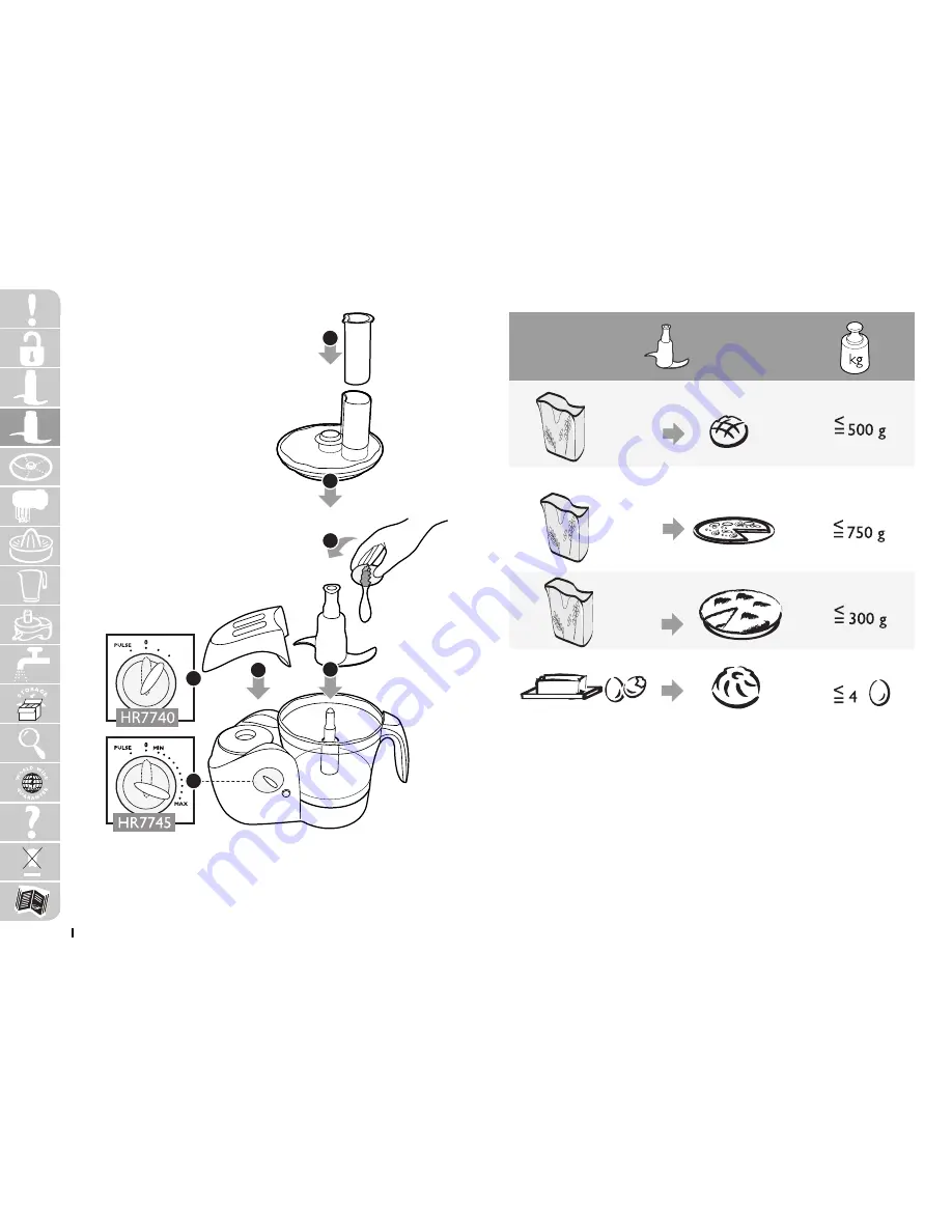 Philips CUCINA HR7740 Скачать руководство пользователя страница 36