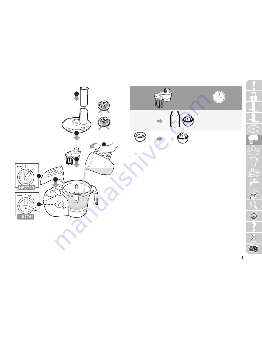 Philips CUCINA HR7740 User Manual Download Page 47