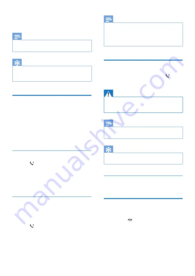 Philips D161 Extended User Documentation Download Page 13