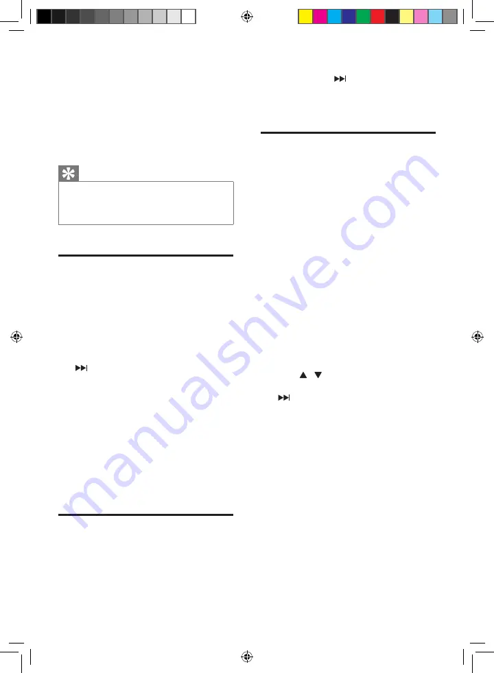 Philips DCD3020/58 User Manual Download Page 13