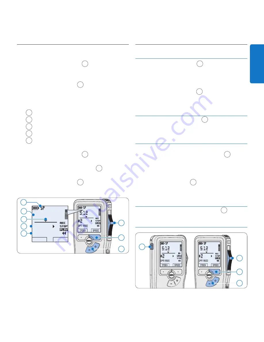 Philips Digital Pocket Memo LFH 9500 User Manual Download Page 15