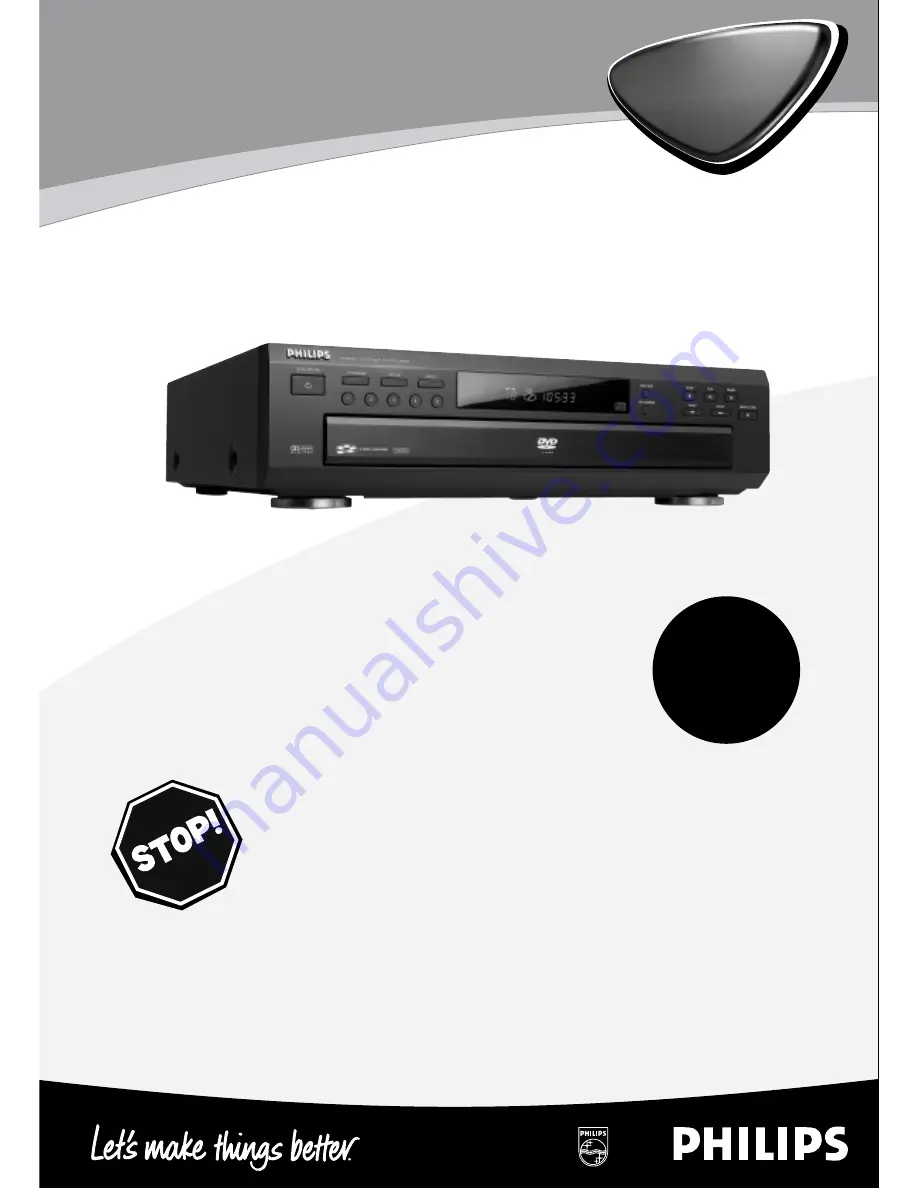 Philips DVD 972C Owner'S Manual Download Page 1