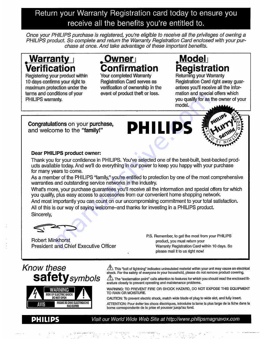 Philips DVD Player User Manual Download Page 4