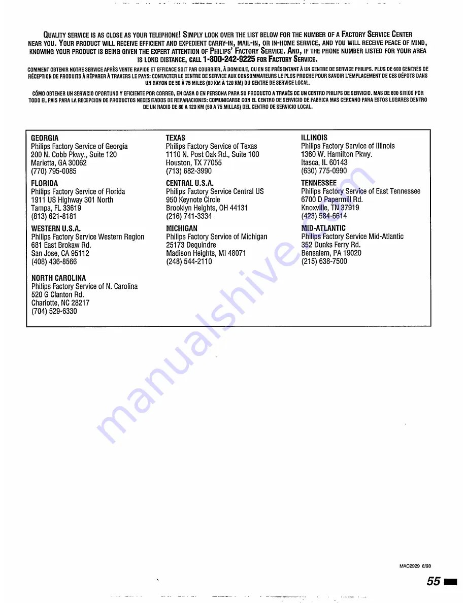 Philips DVD Player User Manual Download Page 57