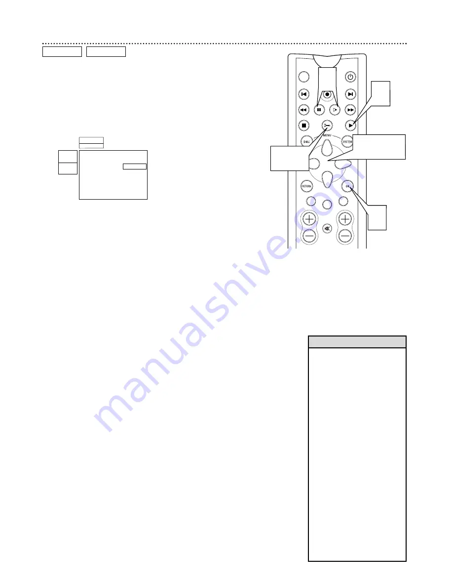 Philips DVD VIDEO RECORDER DVDR985A99 Owner'S Manual Download Page 48