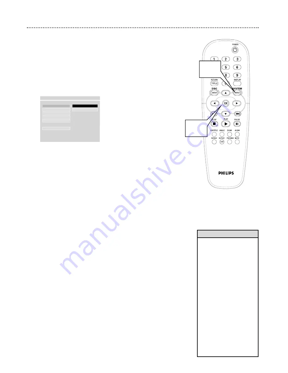 Philips DVD615 Owner'S Manual Download Page 28