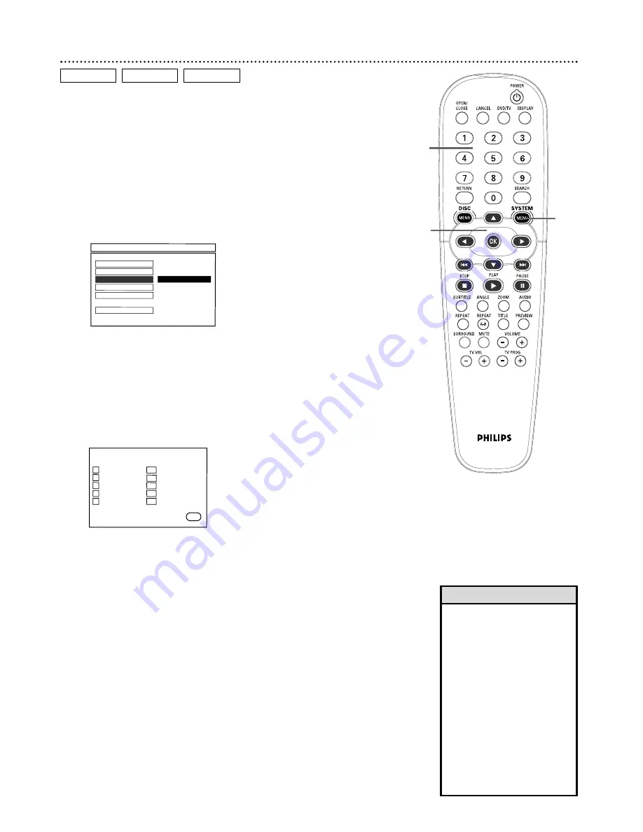 Philips DVD727 Owner'S Manual Download Page 31