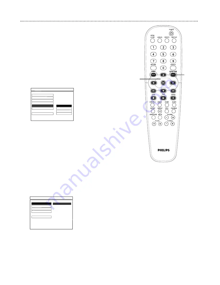 Philips DVD727 Owner'S Manual Download Page 36