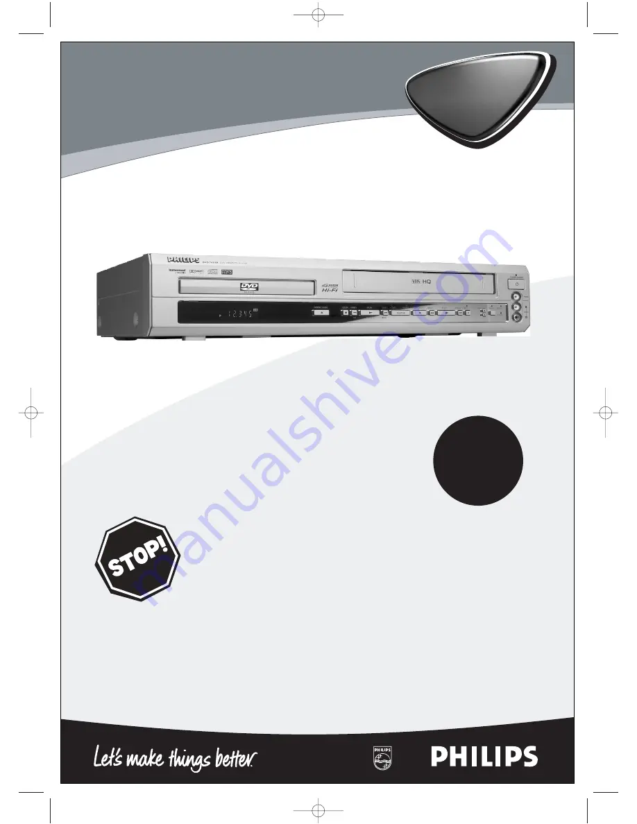 Philips DVD740VR Owner'S Manual Download Page 1