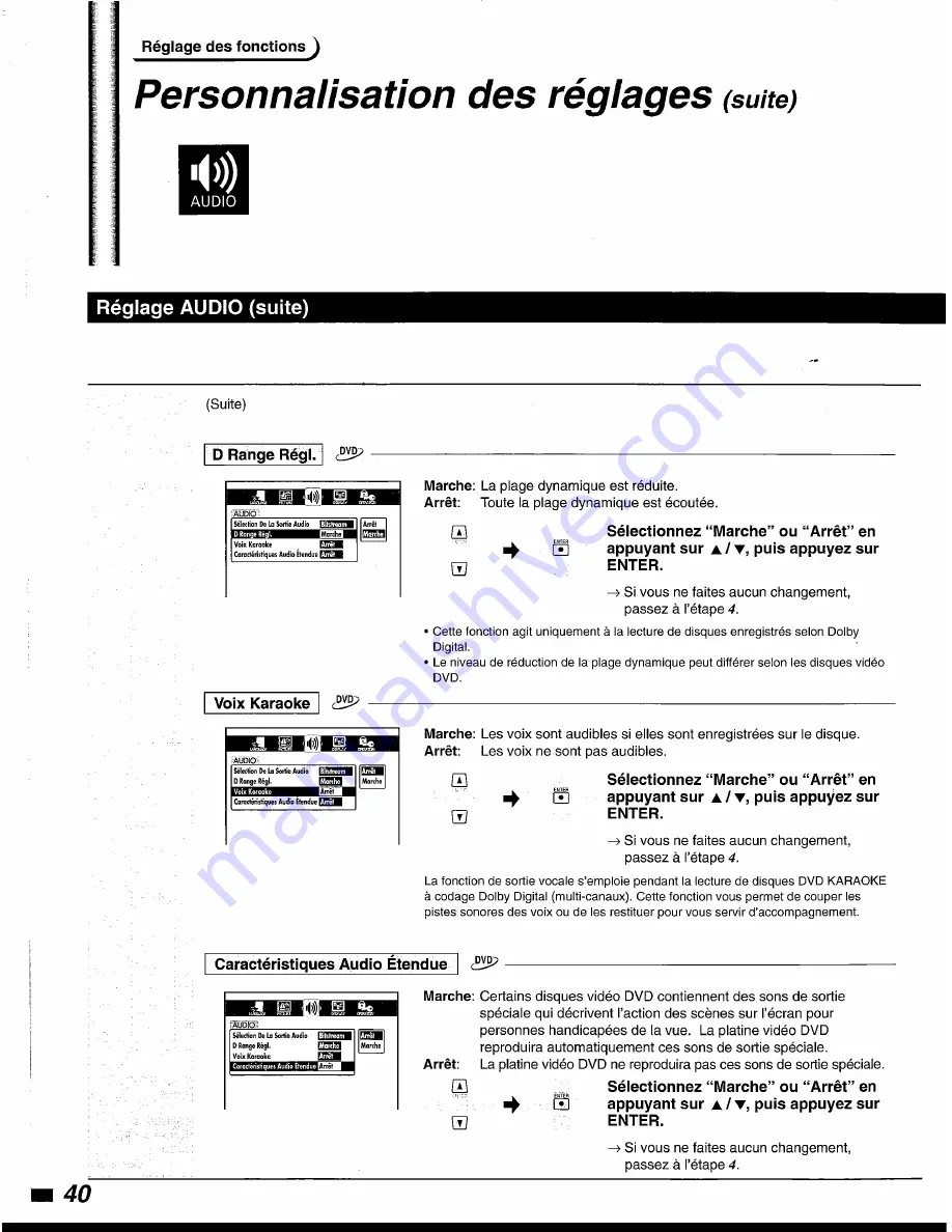 Philips DVD835AT98 User Manual Download Page 40