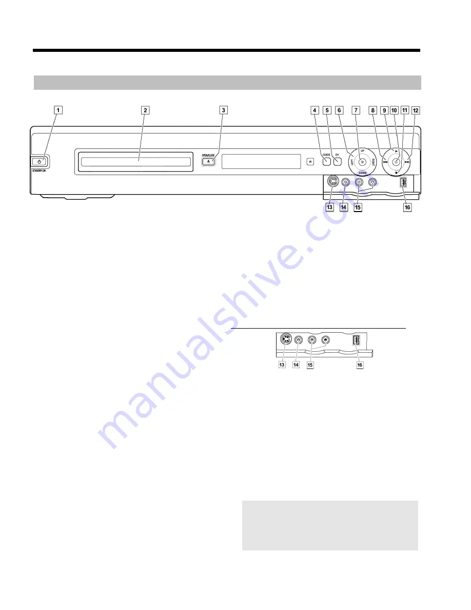 Philips DVDR 725H/00 Operating Instructions Manual Download Page 13