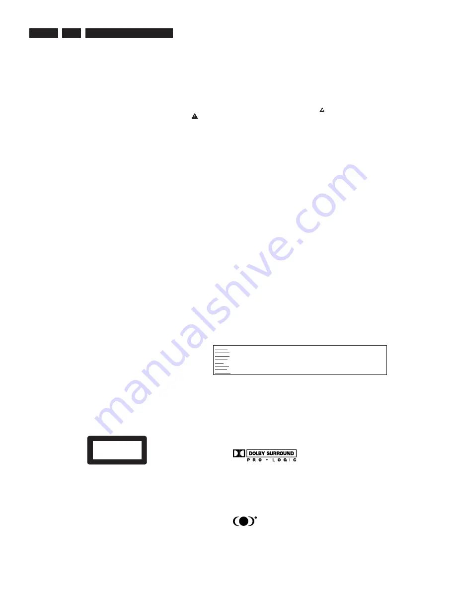 Philips DVDR3355 Service Manual Download Page 4