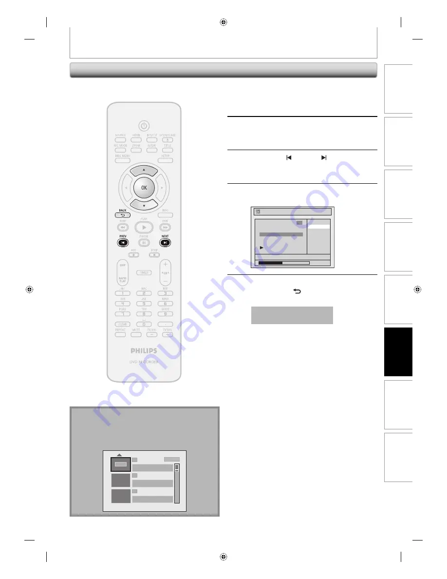 Philips DVDR3505 User Manual Download Page 77