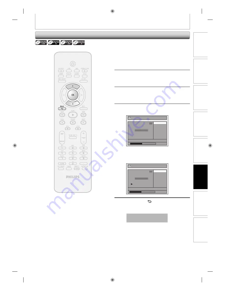 Philips DVDR3575H/ Скачать руководство пользователя страница 89