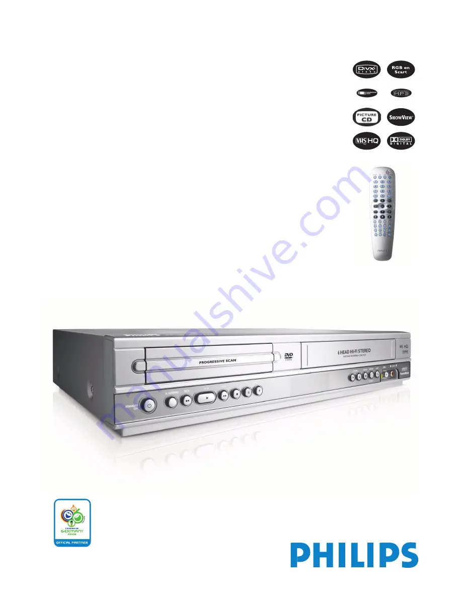 Philips DVP 3100V Specifications Download Page 1